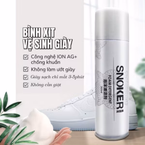 Chai Xịt Bọt Làm Sạch Giày Snoker 300Ml - Snoker
