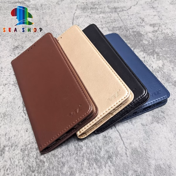 Bao Da Oppo A91 Dạng Ví, Có Ngăn Cài Thẻ, Tiền, Thiết Kế Nắp Gập 2 Mặt - Sea Shop