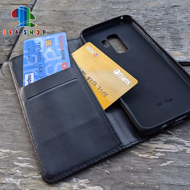 Bao Da Vivo Y15, Y16, Y17 - Chính Hãng Vtz - Thiết Kế Dạng Ví Sang Trọng, Có Ngăn Cài Thẻ - Sea Shop - Ảnh 3