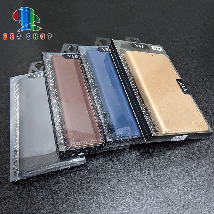 Bao Da Vivo Y15, Y16, Y17 - Chính Hãng Vtz - Thiết Kế Dạng Ví Sang Trọng, Có Ngăn Cài Thẻ - Sea Shop - Ảnh 2