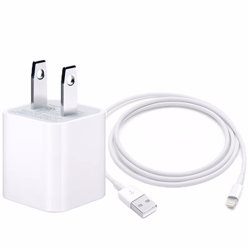 Combo Củ Cáp Sạc Nhanh Iphone (Lightning) - Silver