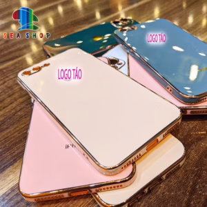 Ốp Lưng Bảo Vệ Camera Iphone 6S,7,8,Xs Max, Xr, 6 Plus,7 Plus, 8 Plus -Nhựa Dẻo-Viền Bóng-Viền Vuông Giống Ip12 - Seashop