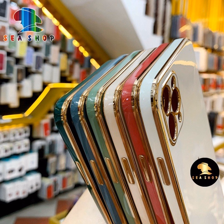 Ốp Lưng Bảo Vệ Camera Iphone 6S,7,8,Xs Max, Xr, 6 Plus,7 Plus, 8 Plus -Nhựa Dẻo-Viền Bóng-Viền Vuông Giống Ip12 - Seashop - Ảnh 4
