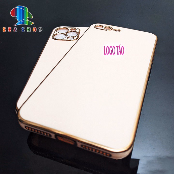 Ốp Lưng Bảo Vệ Camera Iphone 6S,7,8,Xs Max, Xr, 6 Plus,7 Plus, 8 Plus -Nhựa Dẻo-Viền Bóng-Viền Vuông Giống Ip12 - Seashop - Ảnh 2