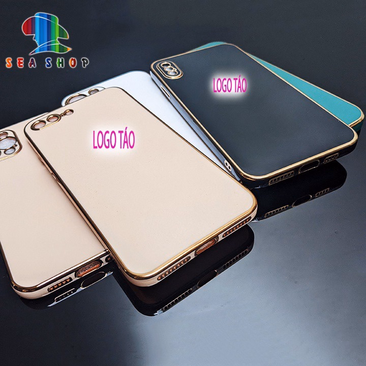 Ốp Lưng Viền Vuông Iphone 8 Plus, Ip8-Nhựa Dẻo-Viền Bóng-Khoét Lỗ Bảo Vệ Camera-Thiết Kế Hiện Đại - Seasshop - Ảnh 2
