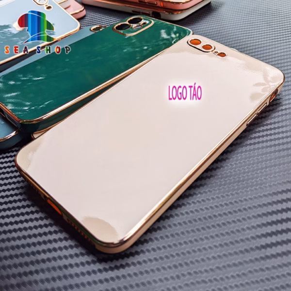 Ốp Lưng Viền Vuông Iphone 8 Plus, Ip8-Nhựa Dẻo-Viền Bóng-Khoét Lỗ Bảo Vệ Camera-Thiết Kế Hiện Đại - Seasshop - Ảnh 4