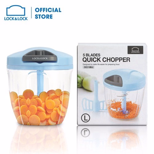 Dụng Cụ Băm Rau Củ Quả 900Ml (125*142Mm) Màu Xanh Cks310Blu - Lock&Lock