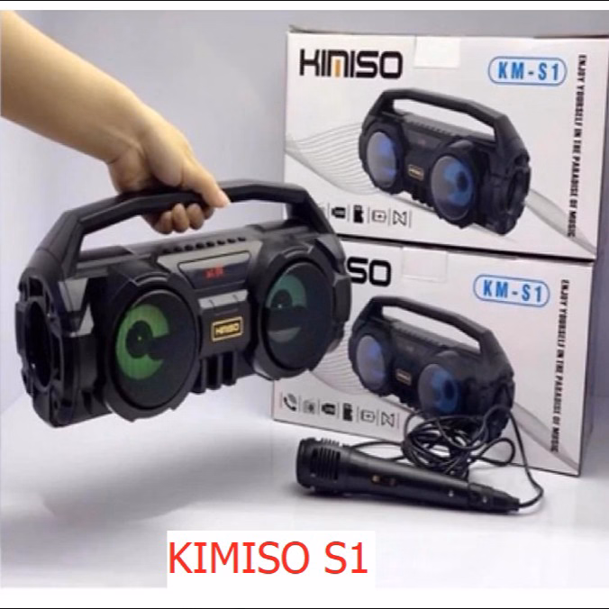 Loa Karaoke Bluetooth Tặng Kèm Micro Hát Misiko S1 Ctb197 - Bechip - Ảnh 4