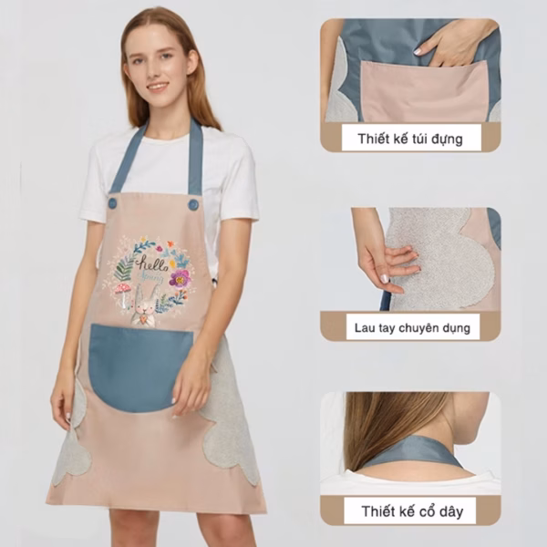 Tạp Dề Nấu Ăn Họa Tiết Ngẫu Nhiên - Su Clothing - Ảnh 8