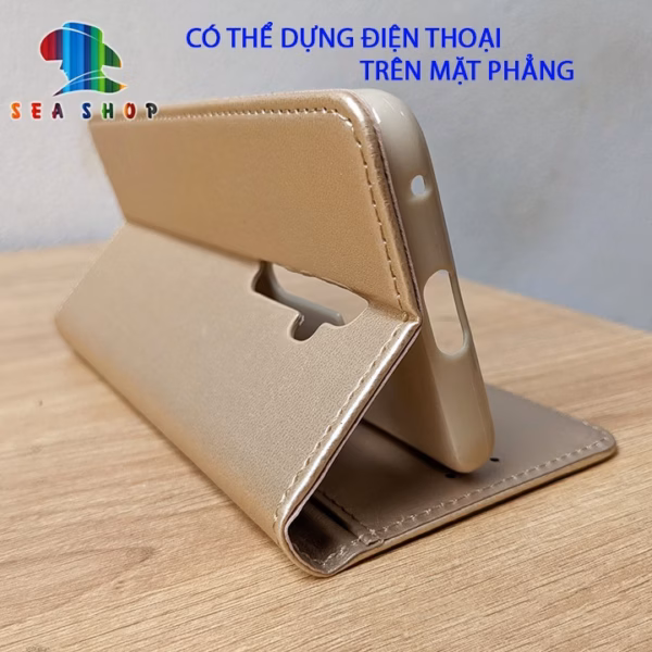 Bao Da Oppo A91- Chính Hãng Vtz - Thiết Kế Dạng Ví Sang Trọng, Có Ngăn Cài Thẻ - Sea Shop - Ảnh 2