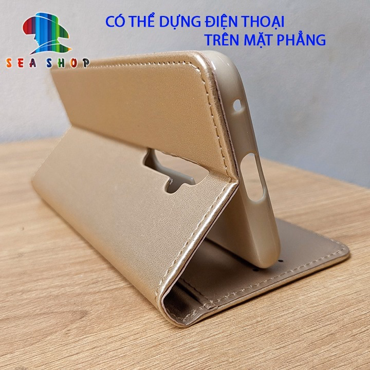 Bao Da Oppo A16 - Chính Hãng Vtz - Thiết Kế Dạng Ví Sang Trọng, Có Ngăn Cài Thẻ - Sea Shop - Ảnh 3