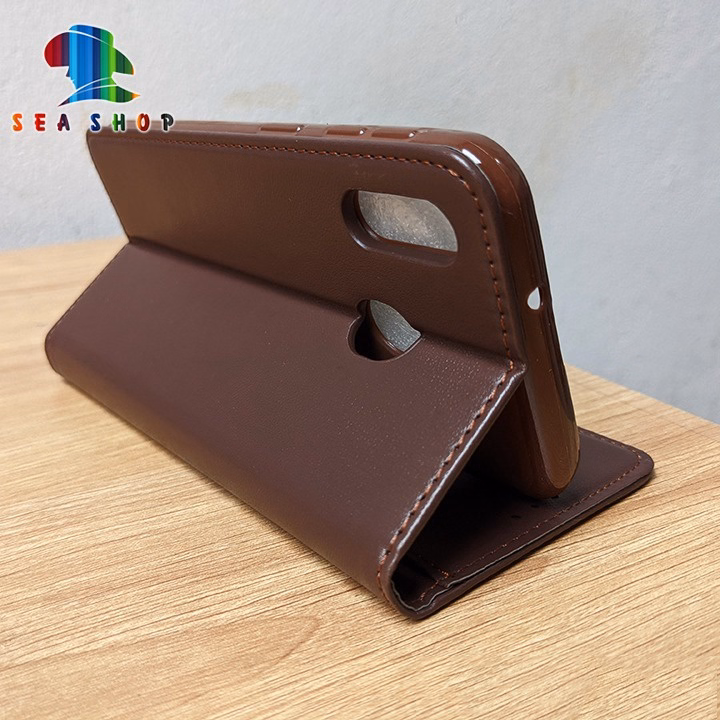 Bao Da Xiaomi Redmi Note 9, Note 9S - Chính Hãng Vtz - Thiết Kế Dạng Ví Sang Trọng, Có Ngăn Cài Thẻ - Sea Shop - Ảnh 3