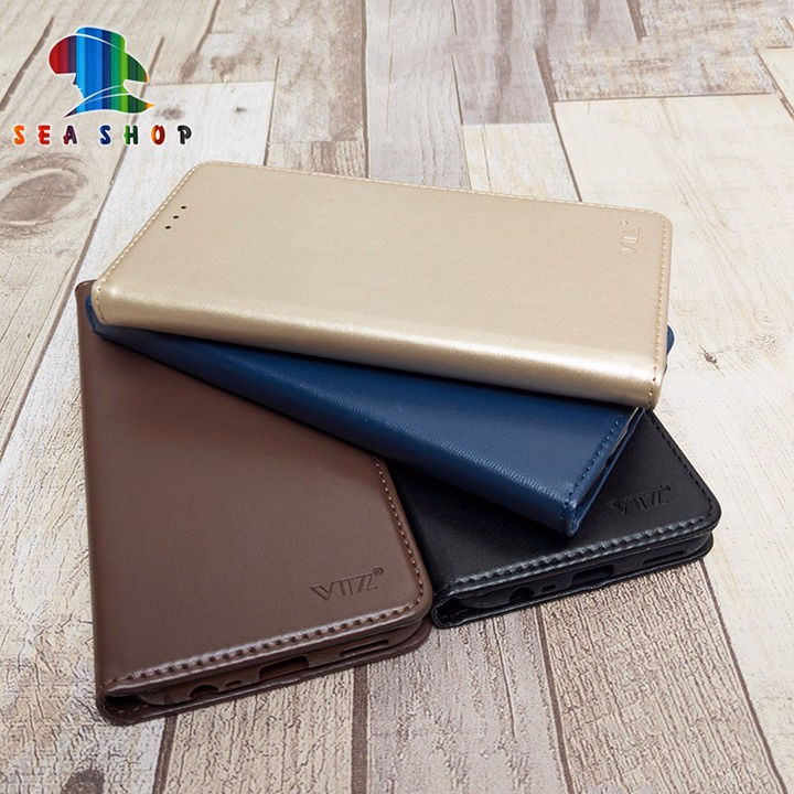 Bao Da Xiaomi Redmi Note 9 Pro, Note 9 Pro Max - Chính Hãng Vtz - Thiết Kế Dạng Ví Sang Trọng, Có Ngăn Cài Thẻ - Sea Shop
