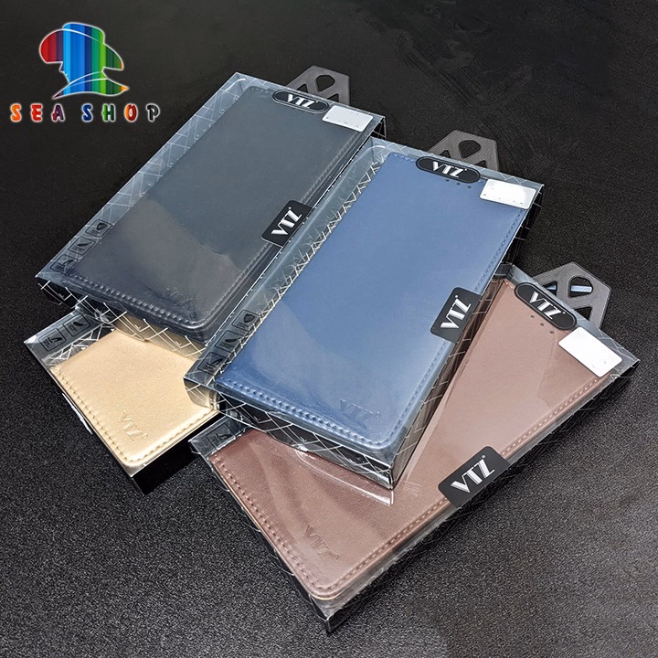 Bao Da Vivo Y30, Y30I, Chính Hãng Vtz Thiết Kế Dạng Ví Sang Trọng, Có Ngăn Cài Thẻ - Sea Shop - Ảnh 5