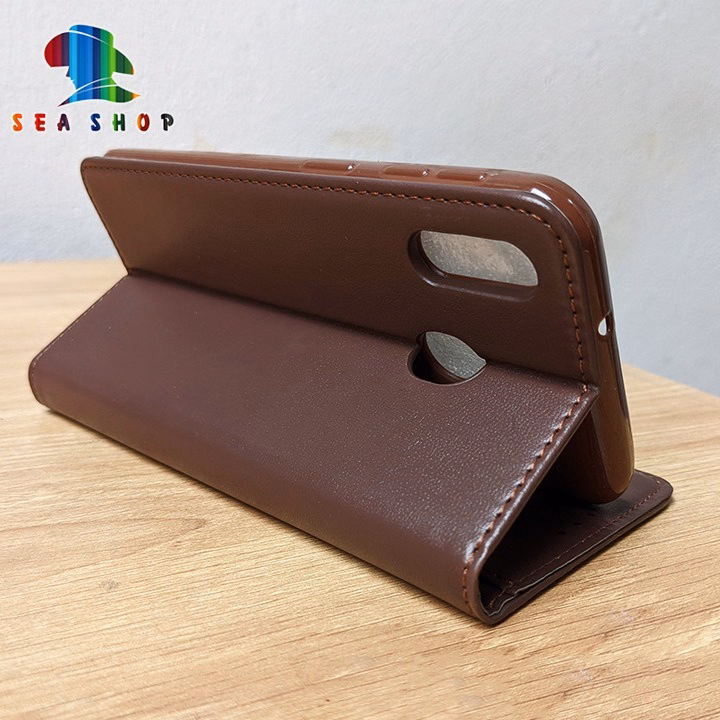 Bao Da Vivo Y30, Y30I, Chính Hãng Vtz Thiết Kế Dạng Ví Sang Trọng, Có Ngăn Cài Thẻ - Sea Shop - Ảnh 3