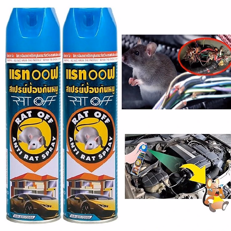 Chai Xịt Đuổi Chuột Thái Lan Rat Off Ctb124 – Bechip - Ảnh 8