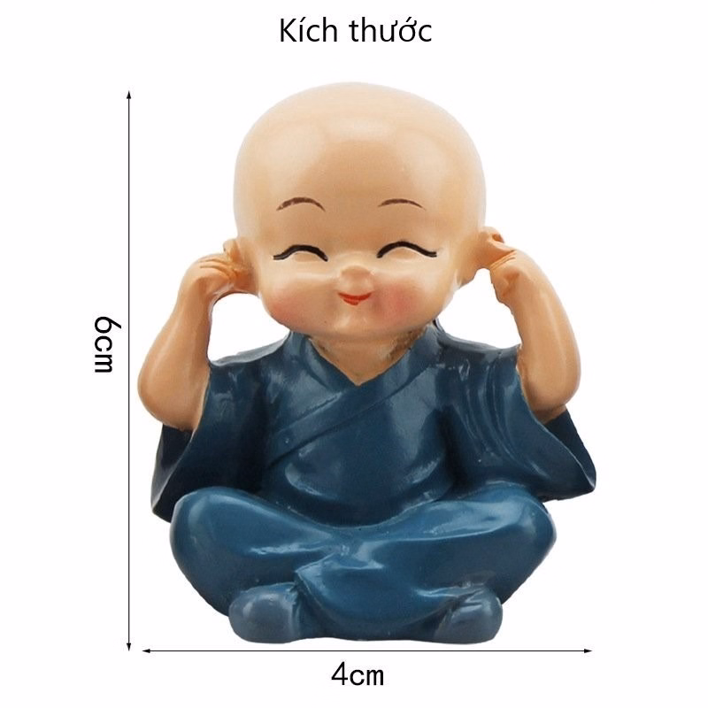 Bộ Tượng Tứ Không, Bộ Tượng Phong Thủy An Nhiên Tự Tại Ctb125 - Bechip - Ảnh 13