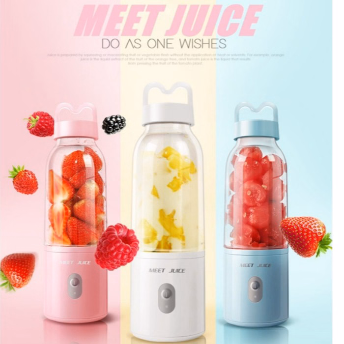 Máy Xay Sinh Tố Cầm Tay Meet Juice 500Ml Cao Cấp Ctb121 - Ảnh 3