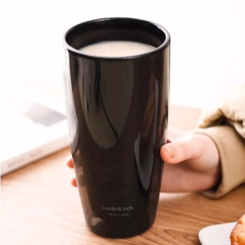 Ly Nhựa Có Ống Hút 750Ml Hap507Blk Đen - Lock&Lock - Ảnh 2