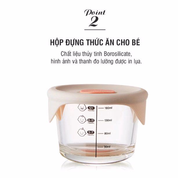 Hộp Đựng Thức Ăn Cho Bé Có Vạch Chia 230Ml X 3 Hộp Llg508S3 - Lock&Lock - Ảnh 3