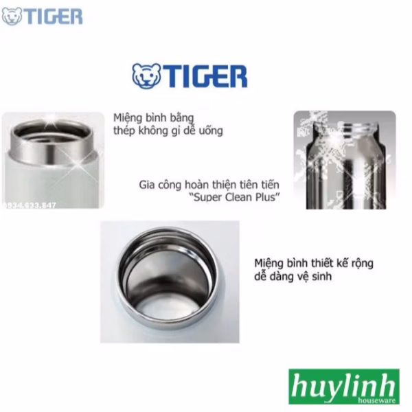 [Hcm]Bình Lưỡng Tính Msc-B050 (0.5L) - Tiger - Ảnh 3