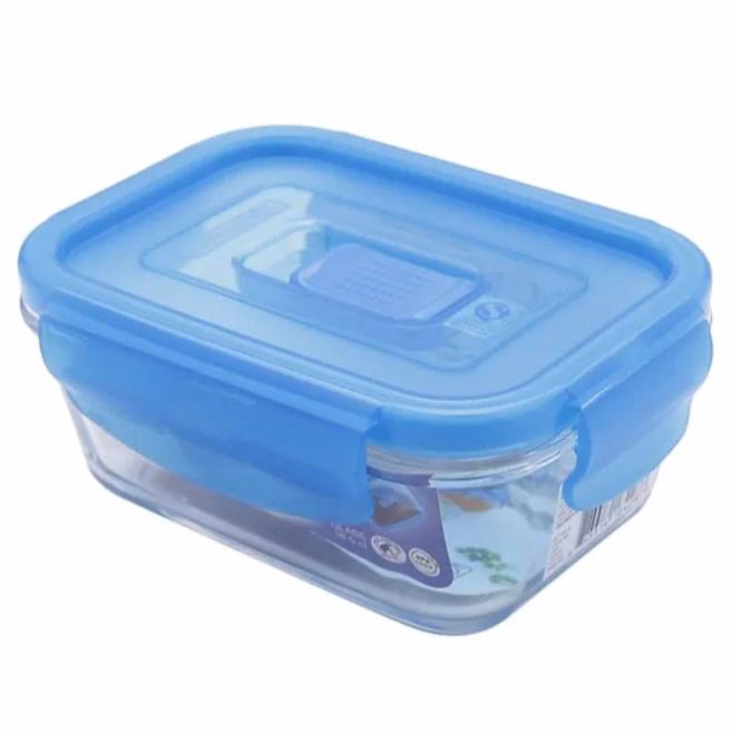 Combo 2 Hộp Thủy Tinh Pure Chữ Nhật G3184 820Ml - Luminarc