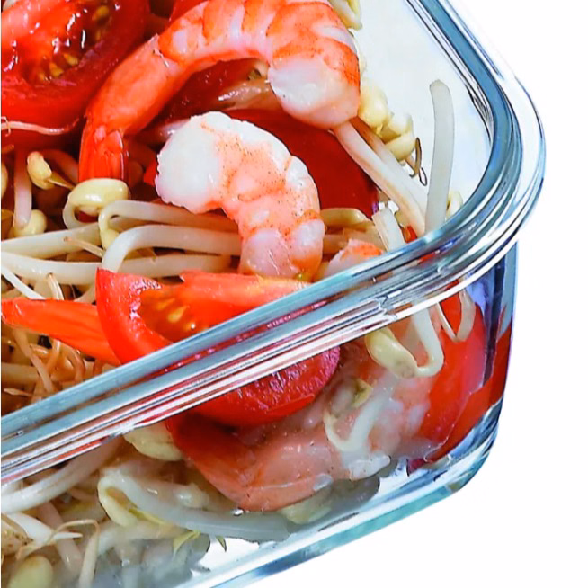 Combo 2 Hộp Thủy Tinh Pure Chữ Nhật G3184 820Ml - Luminarc - Ảnh 3