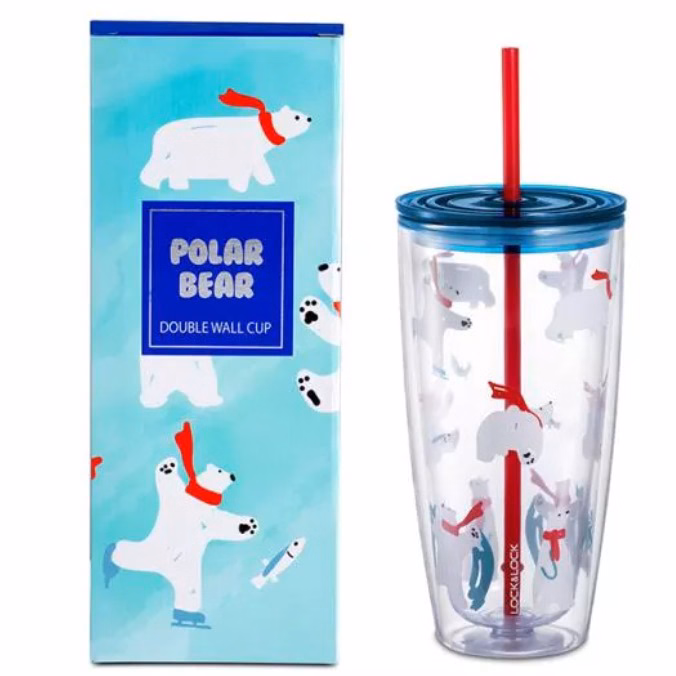 Ly Nhựa Có Ống Húthap507Blu 750Ml - Lock&Lock