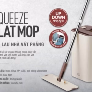 Bộ Cây Lau Nhà Squeeze Flat Mop Etm471 - Lock&Lock