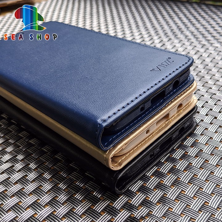 Bao Da Oppo A76 - Chính Hãng Vtz - Thiết Kế Dạng Ví Sang Trọng, Có Ngăn Cài Thẻ - Sea Shop - Ảnh 4