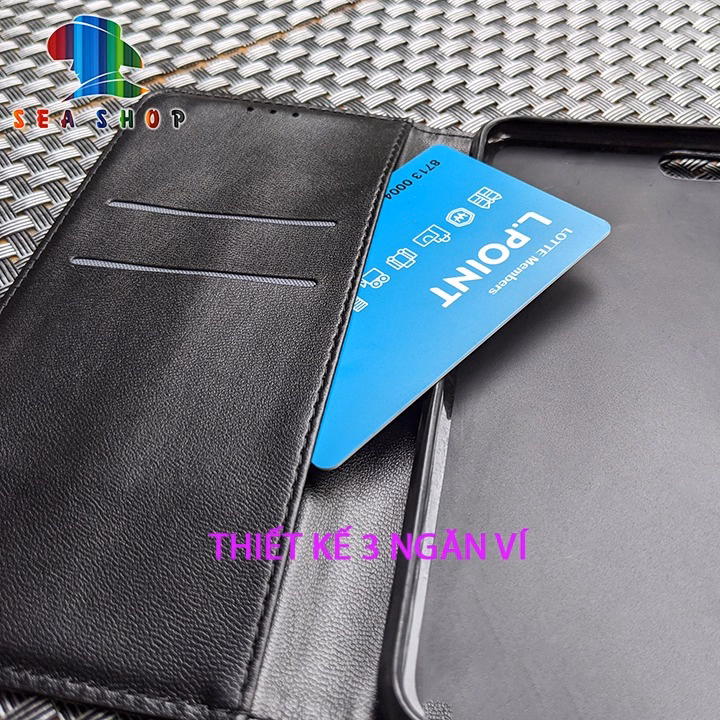 Bao Da Realme 5I, 6I - Chính Hãng Vtz - Thiết Kế Dạng Ví Sang Trọng, Có Ngăn Cài Thẻ - Sea Shop - Ảnh 2