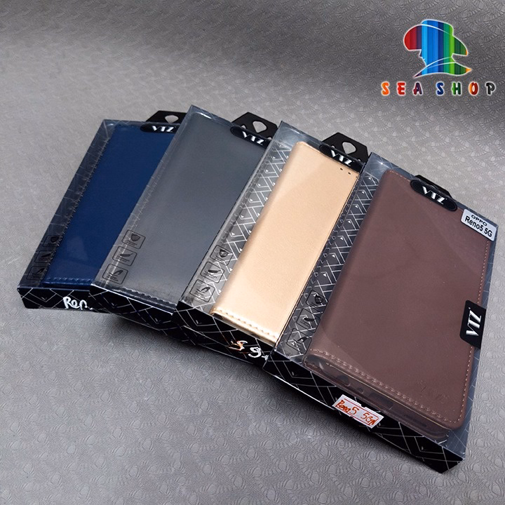 Bao Da Vivo Y15A, Y15S, Chính Hãng Vtz Thiết Kế Dạng Ví Sang Trọng, Có Ngăn Cài Thẻ - Sea Shop - Ảnh 5