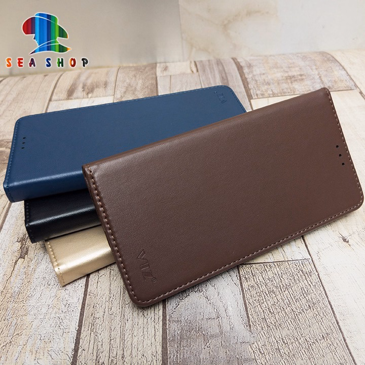 Bao Da Vivo Y50, Y53S - Chính Hãng Vtz Thiết Kế Dạng Ví Sang Trọng, Có Ngăn Cài Thẻ - Sea Shop