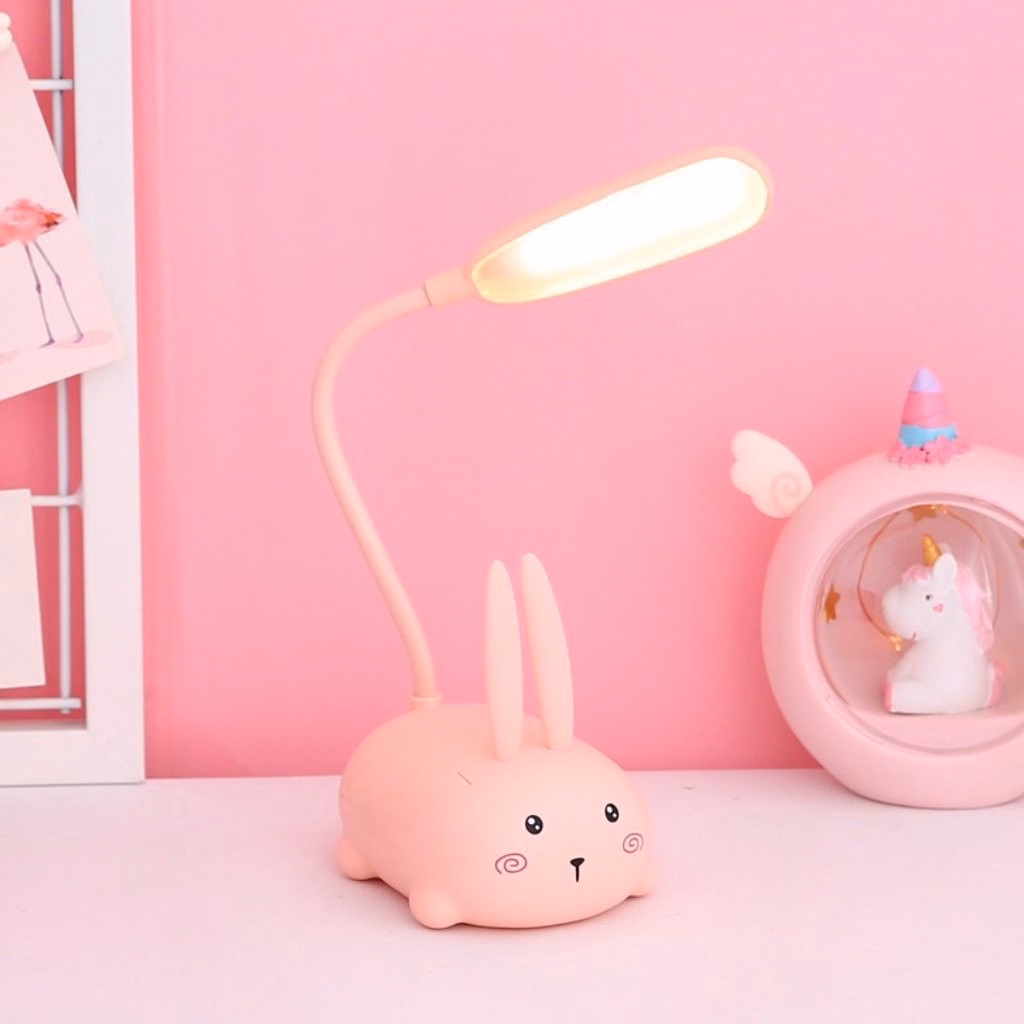 Đèn Học Để Bàn Mini Có Thể Gập Xoay 360 Độ Hình Thú - Su (Giao Màu Ngẫu Nhiên) - Ảnh 4