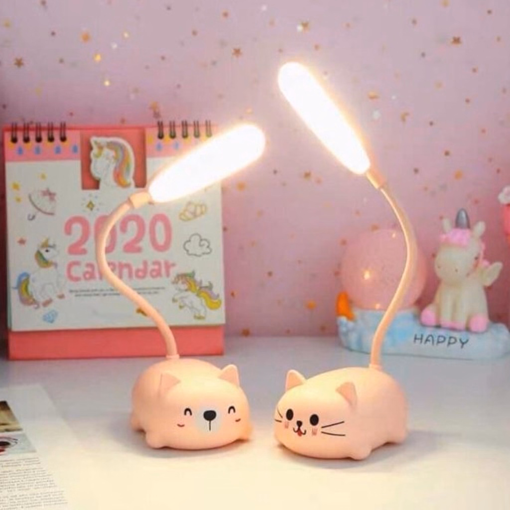 Đèn Học Để Bàn Mini Có Thể Gập Xoay 360 Độ Hình Thú - Su (Giao Màu Ngẫu Nhiên) - Ảnh 2