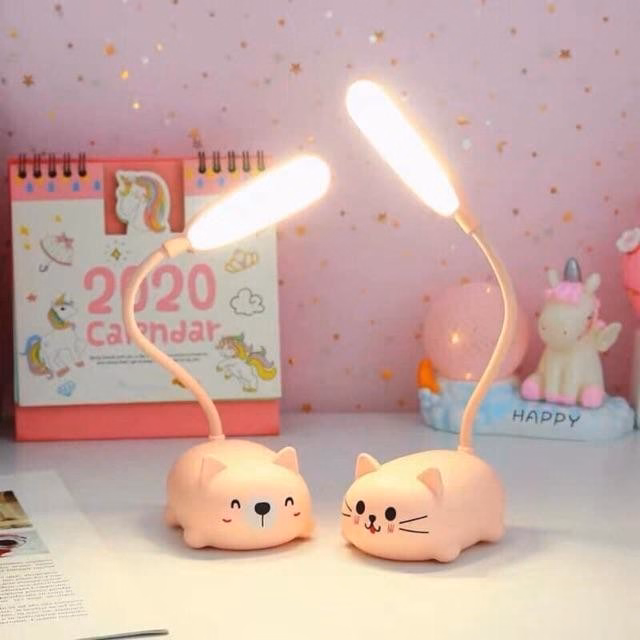 Đèn Học Để Bàn Mini Có Thể Gập Xoay 360 Độ Hình Thú - Su (Giao Màu Ngẫu Nhiên) - Ảnh 5
