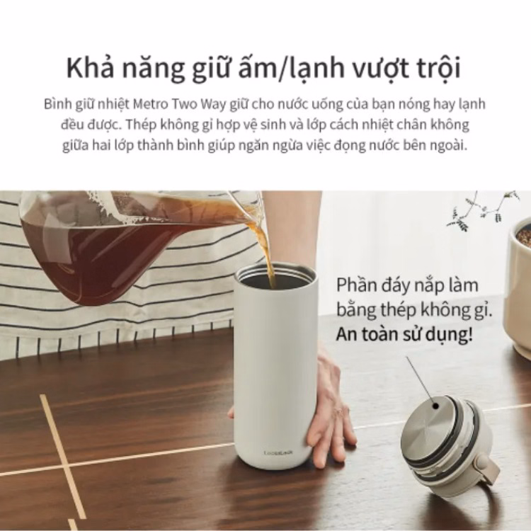 Bình Giữ Nhiệt Lock&Lock Two Way Metro 475Ml Lhc4274 - Lock&Lock - Ảnh 9