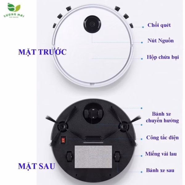 Robot Hút Bụi Lau Nhà - Jishida - Ảnh 14