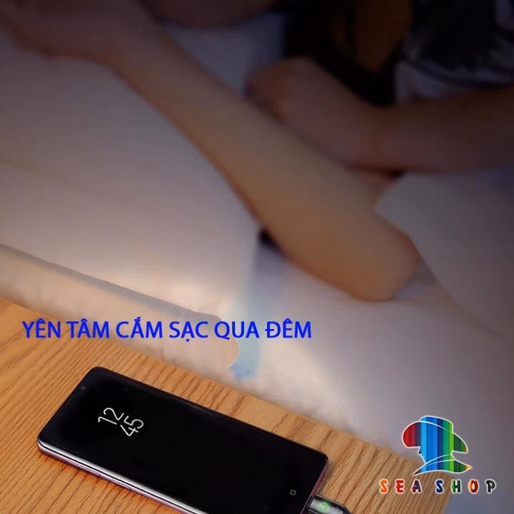 Cáp Sạc Lightining - Type C- Micro - Chính Hãng Baseus - Tự Ngắt Khi Đầy Pin - Dây Dù Siêu Bền - Sea Shop - Ảnh 2