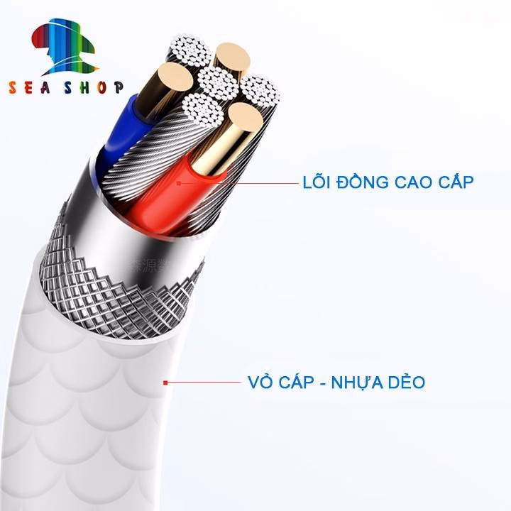 Cáp Sạc Micro-Usb -Chính Hãng Hoco - Dây Chất Lượng Cao - Sạc Nhanh - Góc Cắm 90 Độ Linh Hoạt-Seashop - Ảnh 5