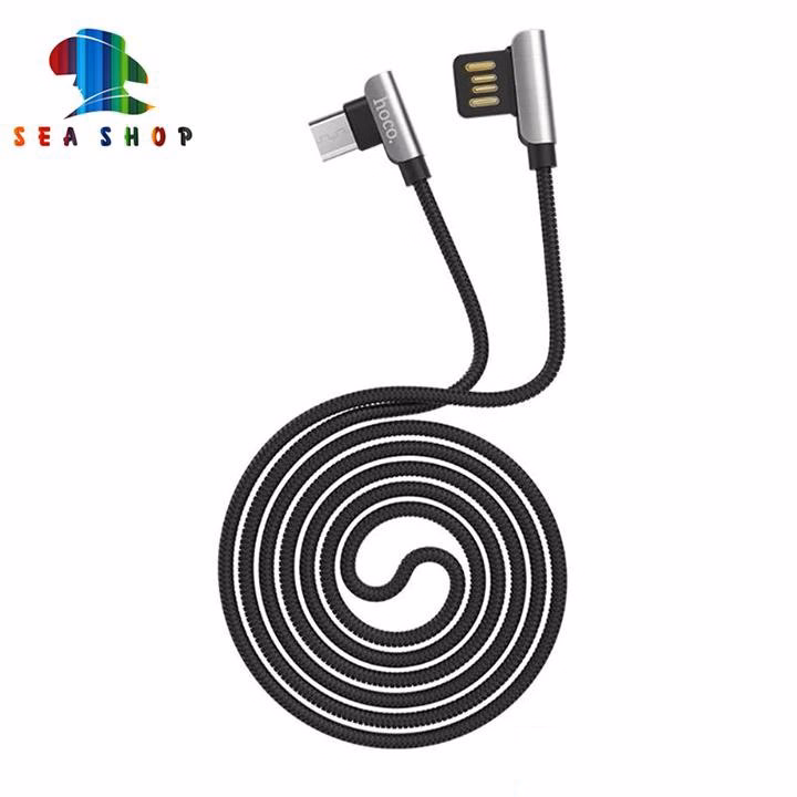 Cáp Sạc Micro-Usb -Chính Hãng Hoco - Dây Chất Lượng Cao - Sạc Nhanh - Góc Cắm 90 Độ Linh Hoạt-Seashop - Ảnh 6