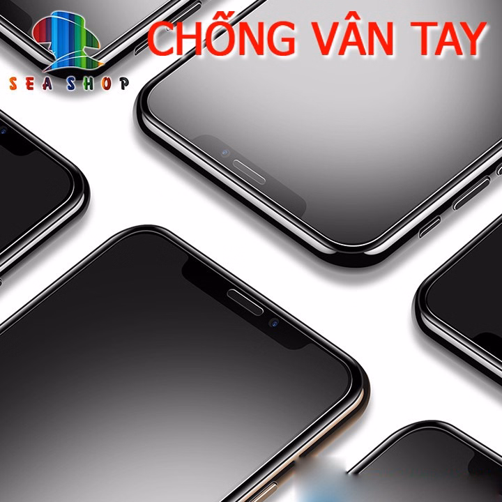 Kính Cường Lực Chống Vân Tay, Cho Các Dòng Iphone, Full Màn -Seashop - Ảnh 4