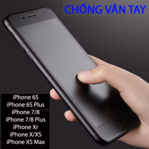Kính Cường Lực Chống Vân Tay, Cho Các Dòng Iphone, Full Màn -Seashop