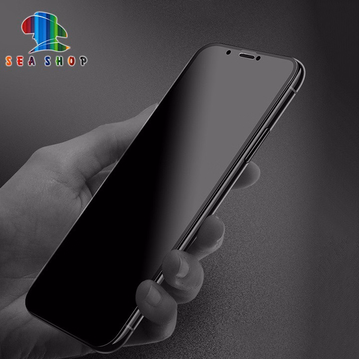 Kính Cường Lực Chống Vân Tay - Cho Các Dòng Iphone 11, 12 Mini, 13 Mini, 14 Pro Max, 14 Plus -Full Màn -Seashop - Ảnh 5