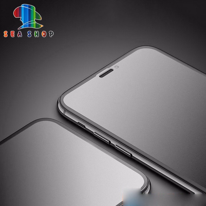Kính Cường Lực Chống Vân Tay - Cho Các Dòng Iphone 11, 12 Mini, 13 Mini, 14 Pro Max, 14 Plus -Full Màn -Seashop - Ảnh 2