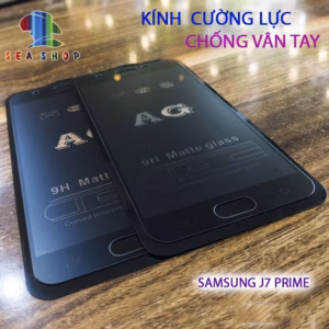 Kinh Cường Lực Chống Vân Tay- Cho Samsung J7 Prime Sm-G610 - Seashop