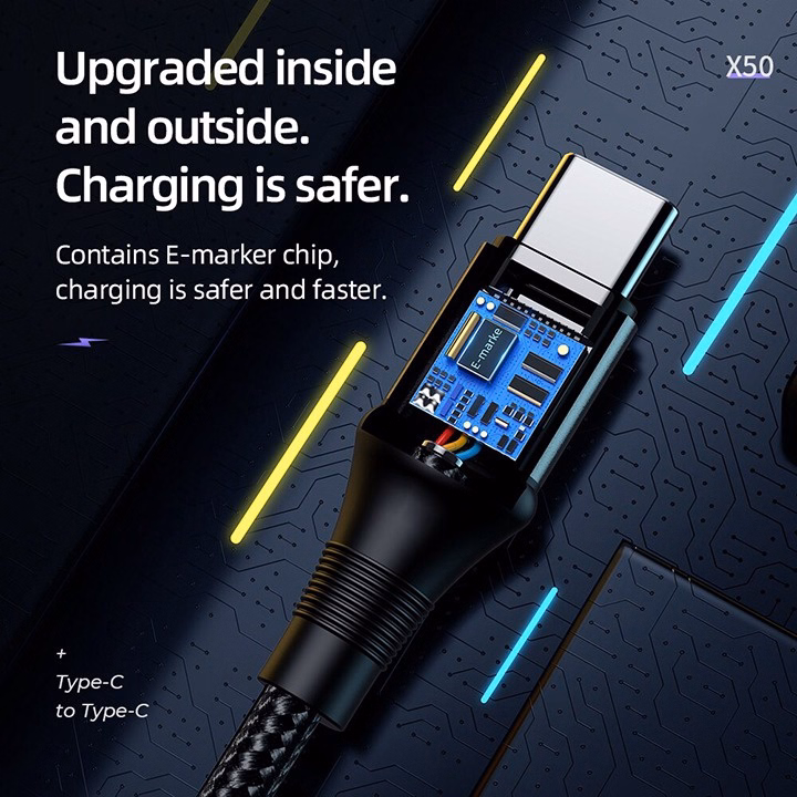 Cáp Sạc 3 In1 Đa Năng - Chính Hãng Hoco - Cho Smartphone, Tablet - Tích Hợp Công Nghệ Sạc Nhanh - Seashop - Ảnh 4