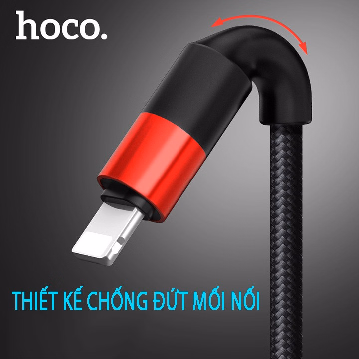 Cáp Sạc 3 In1 Đa Năng - Chính Hãng Hoco - Cho Smartphone, Tablet - Tích Hợp Công Nghệ Sạc Nhanh - Seashop - Ảnh 2
