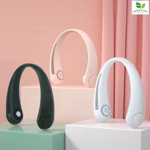 Quạt Đeo Cổ Usb Mini Tích Điện Không Cánh Tiện Lợi, Thời Trang, Dáng Thể Thao - Sương Mai