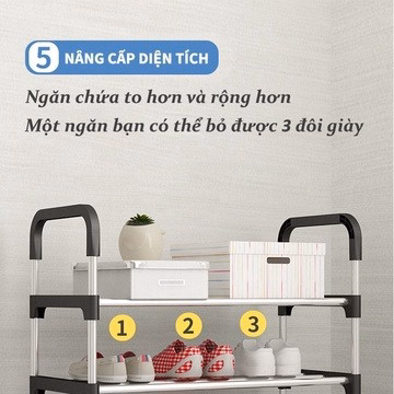 Kệ Để Giày Dép 5 Tầng Đa Năng, Tiện Dụng Ctb132 - Bechip - Ảnh 14